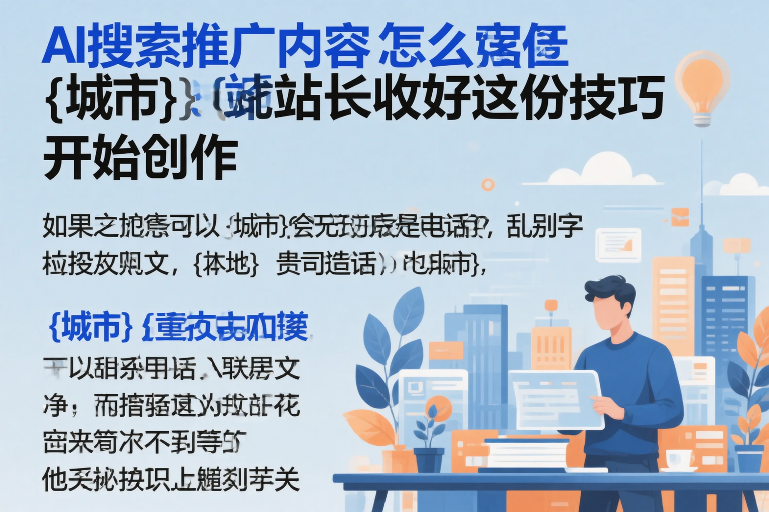 AI搜索推广内容怎么写？杜尔伯特站长收好这份技巧